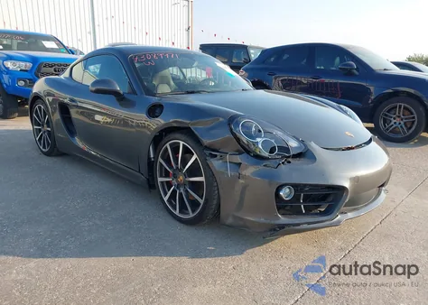 2014 Porsche Cayman S z USA, uszkodzony, nr VIN WP0AB2A88EK190575